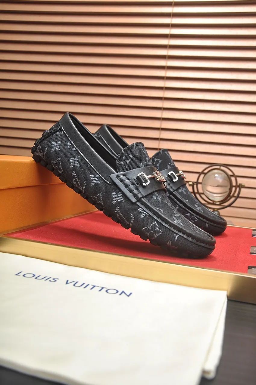 Men's Men's Shoes💰420💶【GUCCI】 (High-end Niuli) New 🍀Gucci*——Gucci Doudou Shoes! Made of imported original cowhide, the inner top layer is comfortable cowhide lining! Original wear-resistant rubber outsole! High quality products! Code number 38-44!